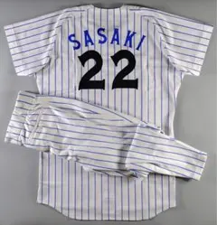 大魔神！佐々木主浩 1999年実使用 ジャージ（ユニフォーム）上下/大谷翔平 大魔神！佐々木主浩 1999年実使用 ジャージ（ユニフォーム）上下/大谷