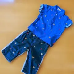 ミキハウス プッチーくん 上下セット 上90 下100