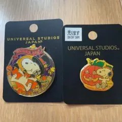 USJ ハロウィン　スヌーピーのピンバッジ