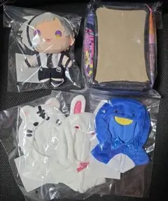 文豪ストレイドッグス 文スト くじ引き堂 ぬいぐるみ ポーチ ポンチョ