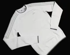 春色！⛳️アディダス⭐adidas GOLF ウール混 スリーラインセーター 緑