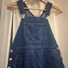 ダークブルー デニム サロペット オーバーオール
