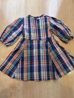 ZARA チェック　ワンピース