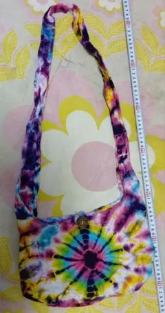 タイダイカラー ショルダーバッグ　アジアン　エスニック