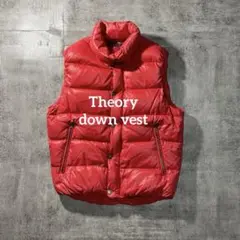 Theory（セオリー） ダウンベストレッド　美品Sサイズ