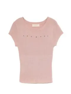 Heart point knit tops AM1858 - メルカリ