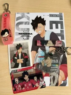 ハイキュー!! ミドルブロッカー グリッター缶バッジ 黒尾鉄朗 - メルカリ