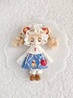 プチブライスサイズ アウトフィット 4点セット ハンドメイド くま
