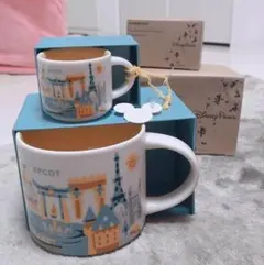 【限定品】WDW限定スタバマグカップ&オーナメントセット☆エプコット