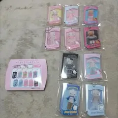 サンリオ ハローキティ シークレットカスタムアクリルチャーム 黒キティ コンプ