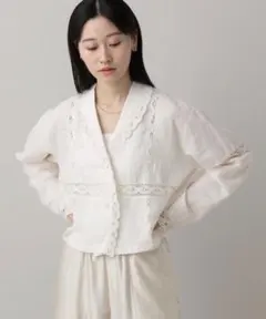 限定値下げ！アパートバイ　バテンレースシャツのサムネイル