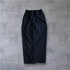 UNIQLO C イージーワイドテーパードパンツ　ブラック