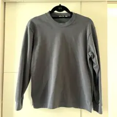 ユニクロ　UNIQLO エアリズム　長袖Tシャツ グレー