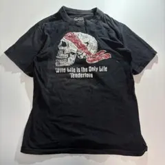 D10 00s Tenderloin Wild Life Skull Shirt