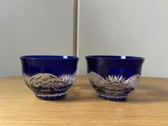 江戸切子 冷茶グラス 2客セット 切子ガラス