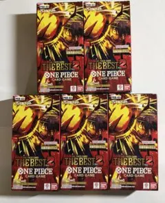 ONE PIECE CARD GAME THE BEST 2 5個セット