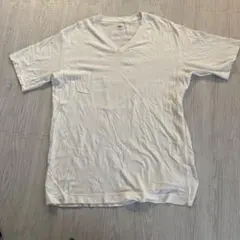 ホワイト Vネック Tシャツ
