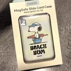 新品！PEANUTS MagSafe Card Case スヌーピーカードケース