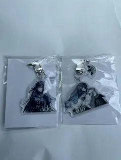 ✨Ado adidas アクリルキーホルダー 2種セット アクリルブロック