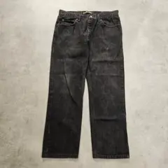 Lee リー 200 W34 ブラックデニム ボトム 古着 黒 18530