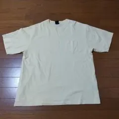 値下げ中→HUF 薄黄色 Tシャツ Lサイズ