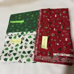 クリスマス　ハギレ　布　生地
