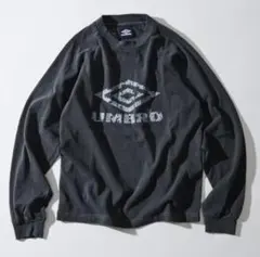 UMBRO 別注 Big Logo L/S Tee Pigment Dye XL