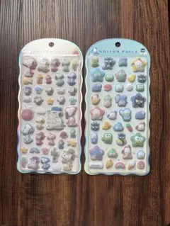 正規品 コットンパフィーシール　サンリオ はぴだんぶい PEANUTSスヌーピー
