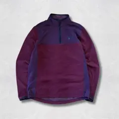 UNDER ARMOUR フリース M COLDGEAR ボルドー ハーフジップ