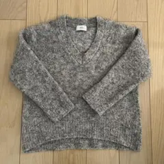AZUL アズール グレー Vネック ニット セーター Mサイズ