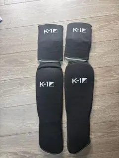 K-1 ニーパッド＆レッグガード ブラック