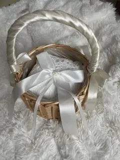 リングピローとバスケットセット