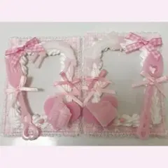 カードケースデコ レースデコ ホイップデコ 量産型 平成女児 ピンク