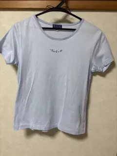 ELLE Tシャツ ライトブルー 刺繍 160サイズのサムネイル