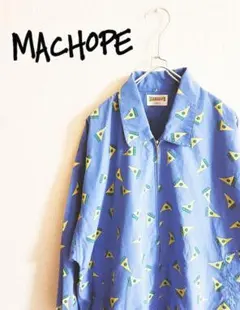 D220083 MACHOPE コットンブルゾン ライトブルー