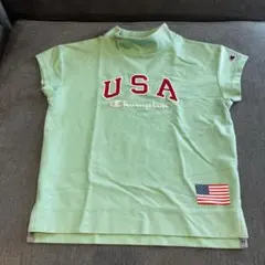 【美品】チャンピオンゴルフ モックネックシャツ グリーン Mサイズ