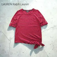 00s LAUREN Ralph Lauren ボーダーT XS Y2K ピチTのサムネイル