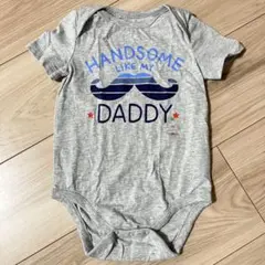 【未使用】baby GAP グレー ロンパース 6-12ヶ月