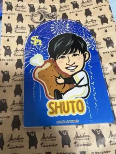 若鷹ガチャ ホークス 周東佑京 個人タイトルフレーム 若鷹ガチャ 周東佑京選手 最多盗塁個人タイトルver.アクリルフレーム