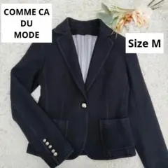 希少☆美品【コムサデモード】製品染め テーラードジャケット エンブレムボタン