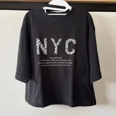 TIGORA NYC ロゴ 半袖 Tシャツ ブラック XLのサムネイル