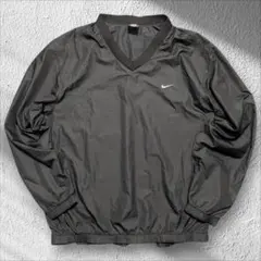 00s NIKE GOLF ナイロンジャケット プルオーバー Vネック L
