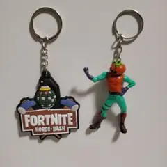 フォートナイト　フィギュアキーホルダー　トマトヘッド　ブギーボム