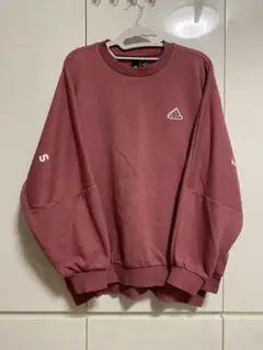 adidas ピンク スウェットシャツ THE STRIPES