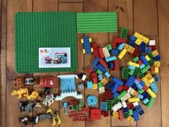 LEGO デュプロ　カーズ　動物園　基盤　まとめ売り