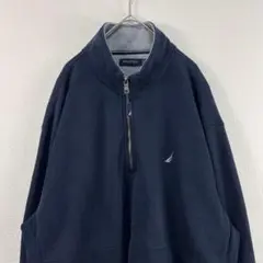 nautica ノーティカ ハーフジップ スウェット ネイビー