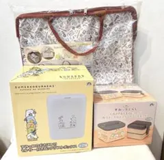 すみっコぐらし センサー付きダストボックス 保冷ポーチ付きランチボックス　他