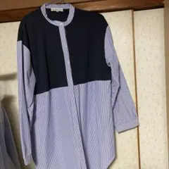 SEASON REASON 長袖シャツ LＬサイズ ネイビー