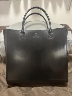 グレンロイヤルBRIDLE LEATHER BIG TOTE BAG BLACKのサムネイル