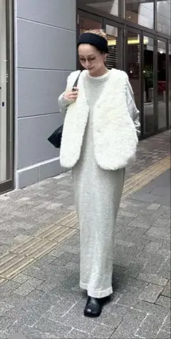 ≪幻のPON企画≫チャオパニックティピーウール混クルーネックニットワンピース